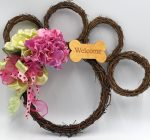 Large Paw Shaped Decorative Wreath